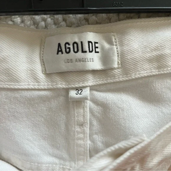 AGOLDE Cooper Relaxed Straight Cargo Jeans‎ White NWOT - Picture 10 of 11